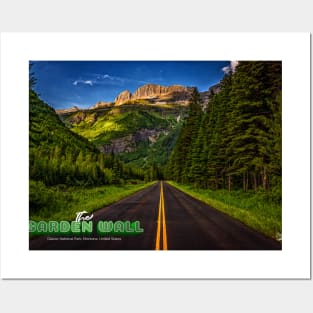 The Garden Wall Glacier National Park Posters and Art